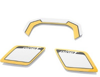3-delige Tracker stickerset R 12 NineT 3-delige Tracker stickerset R 12 NineT
