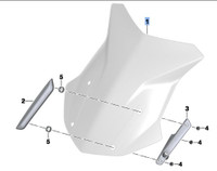 Windvanger hoog ( L = 430 mm) 