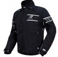 Rukka heren motorjas " Rapto-R " zwart / grijs