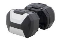 Wunderlich X-CASE Vario kofferset met X-RACK Light – M 1000 XR – zwart/grijs