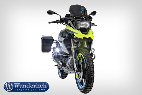 LED-mistlampen voor motorfietsen Voor B&MW R1200GS F800GS 100 W LED Motorfiets Koplamp mistlamp Led Extra Rijden Licht Dual Kleur Lamp (Color : Wireless Switch