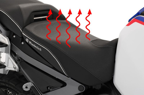 Wunderlich "AKTIVKOMFORT" rider seat Smart Plug & Play Seat Heating R 1300 GSA - standard