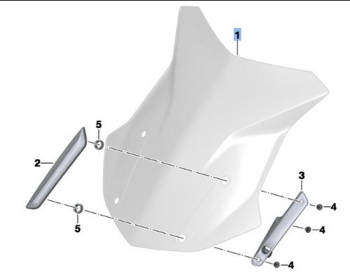 Windvanger hoog ( L = 430 mm) 