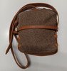 Vintage 1950s  Wool Canteen Cover With Leather Straps. 