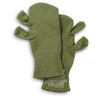 New US Military  Leather Palm Trigger Mitts With Trigger  Finger Mitten Liner