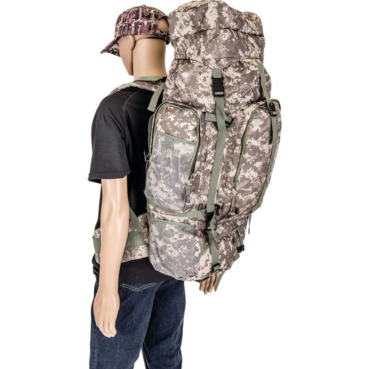 Extreme Pak™ Digital Camo Water-Resistant, Heavy-Duty Mountaineer's Backpack