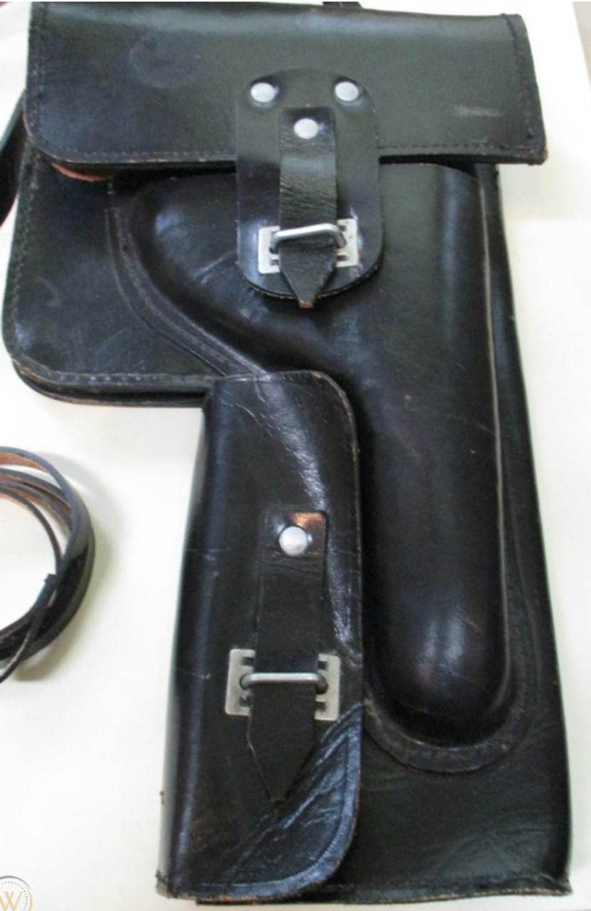 Surplus  East German Leather Flare Gun Holster