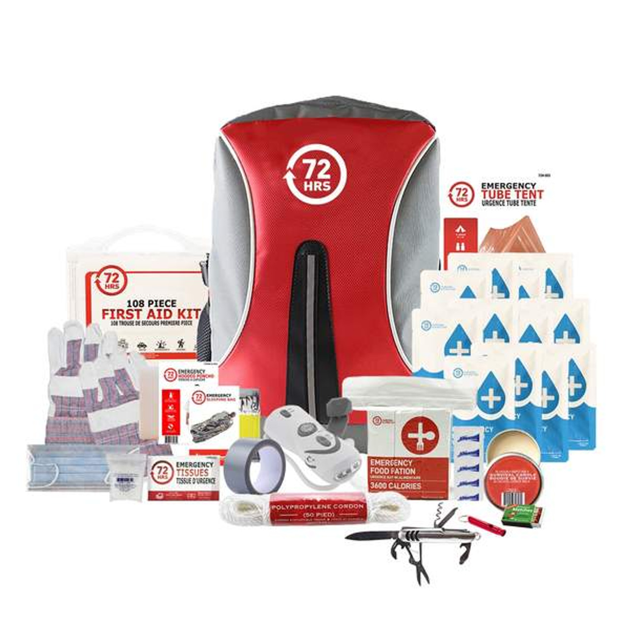 72-Hour Search and Rescue Backpack Kit