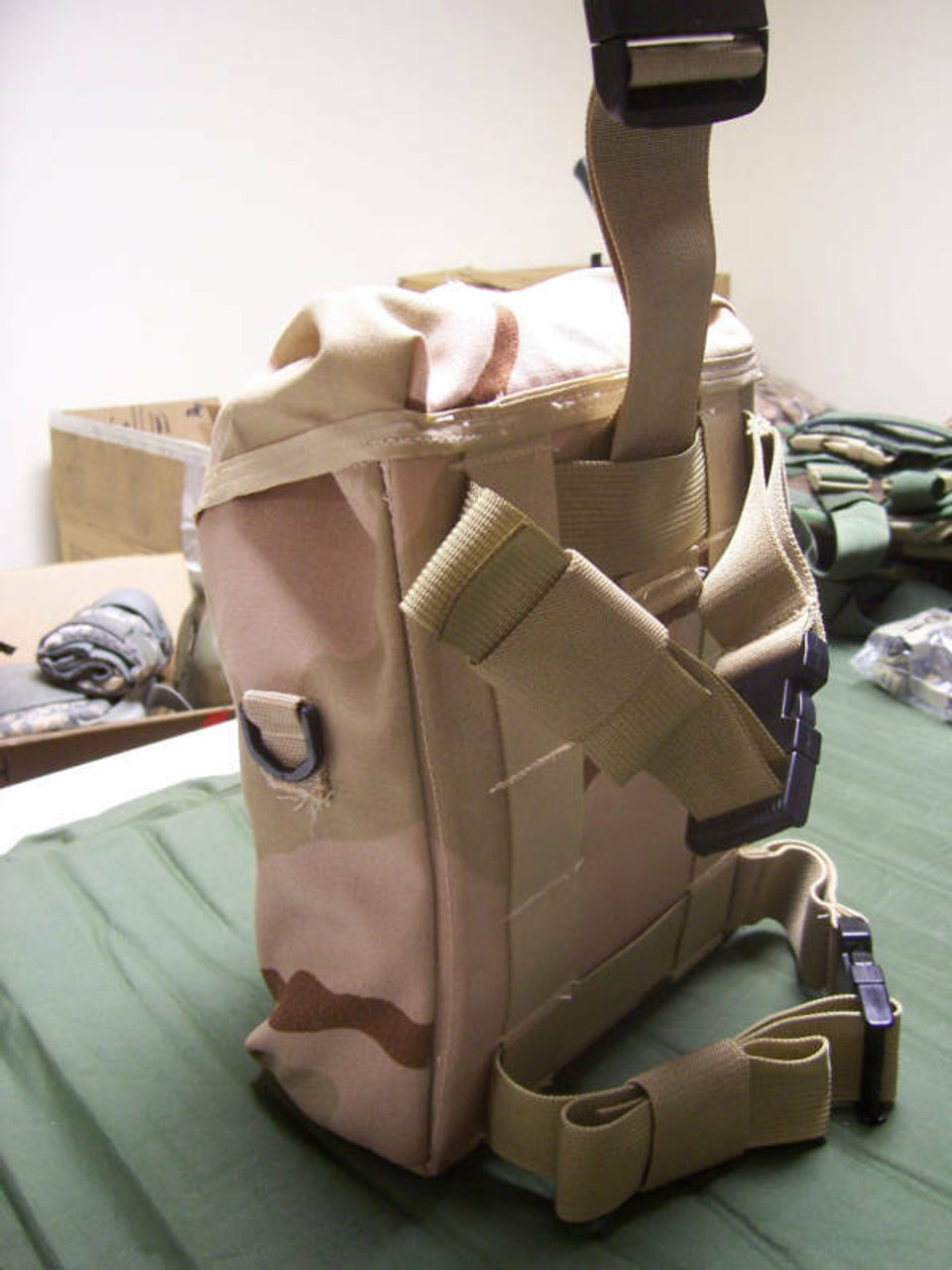 US Military Issue RACK Leg Bag w/ Attachment Strap DCU NEW