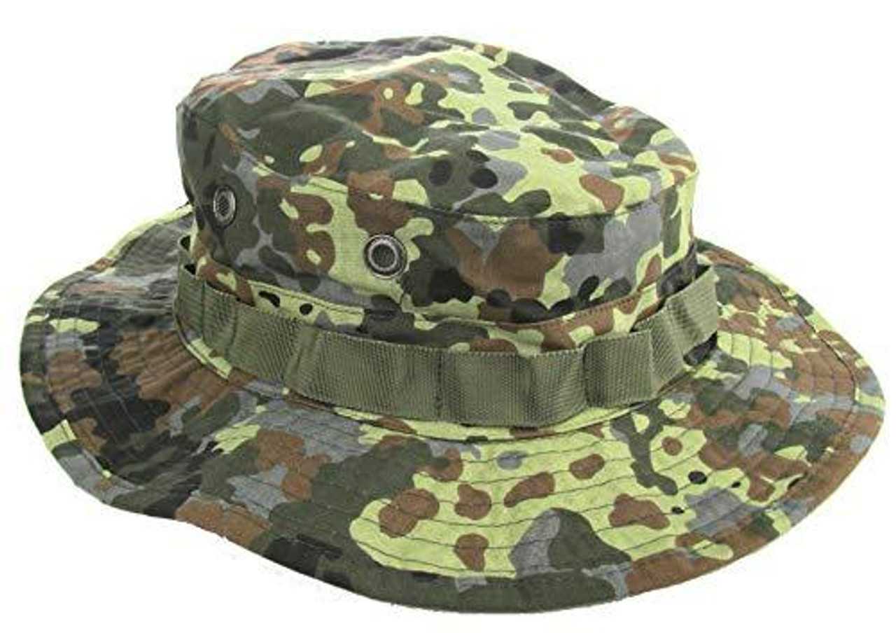 MILITARY UNIFORM SUPPLY BOONIE HAT - FLECKTARN CAMO