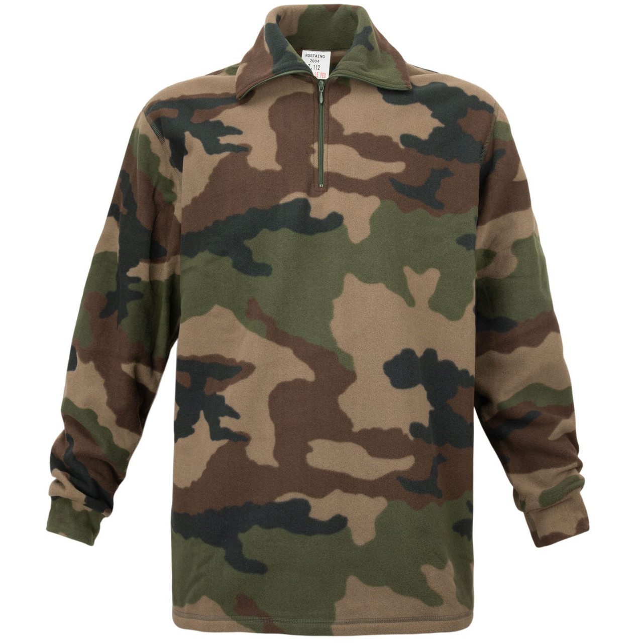 French Army Woodland Fleece -Jacket - New - Frontier Firearms