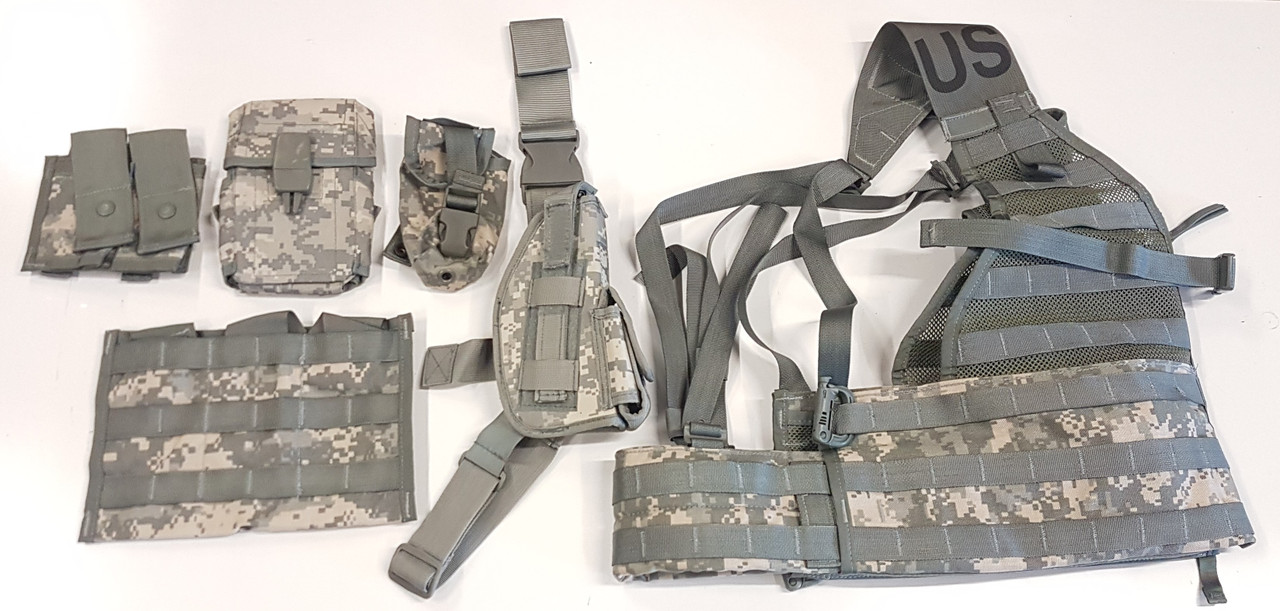  (New) US Military Operator Combat Rig (With Drop Leg Holster) 