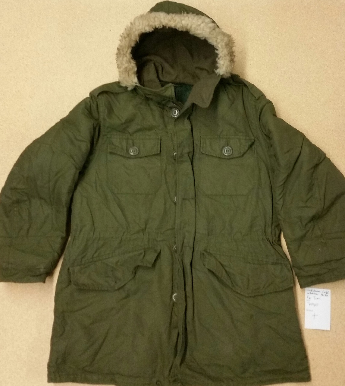 CFS  Cold Weather General Purpose Parka with fur trim