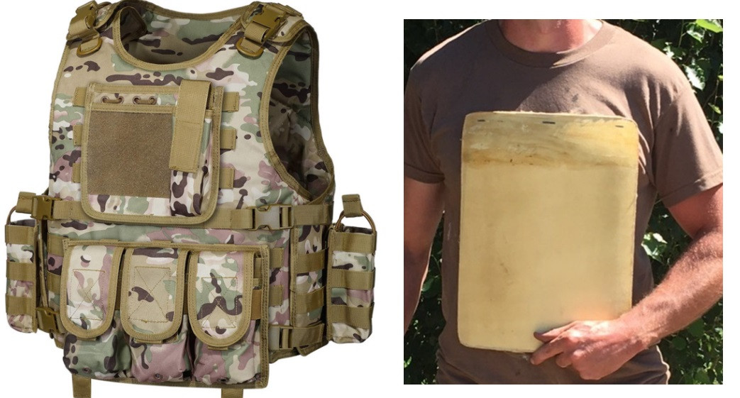 Multicam Carrier With Italian Military Surplus Hard Plates