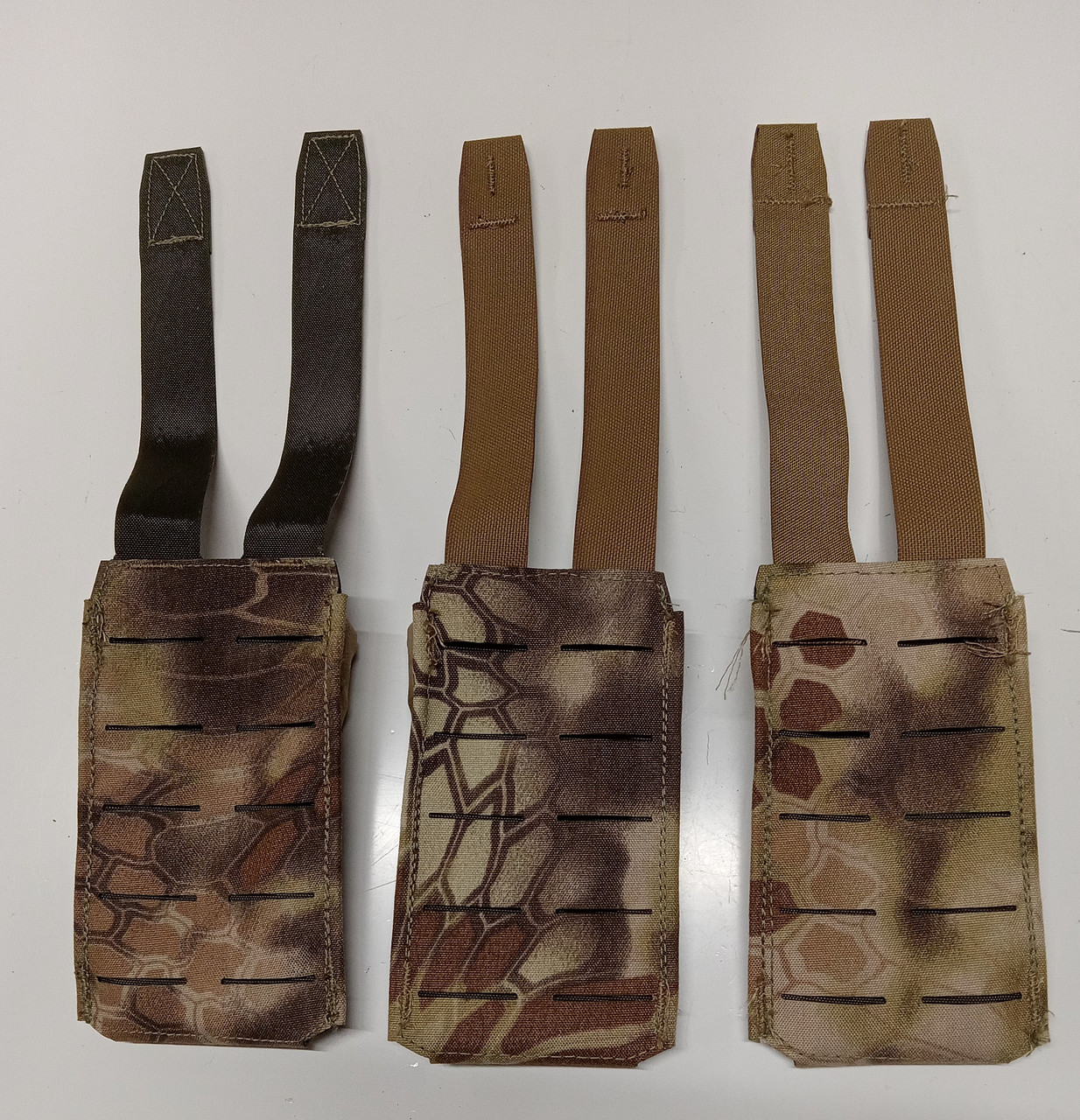 Three Single Mag Molle Pouches. 