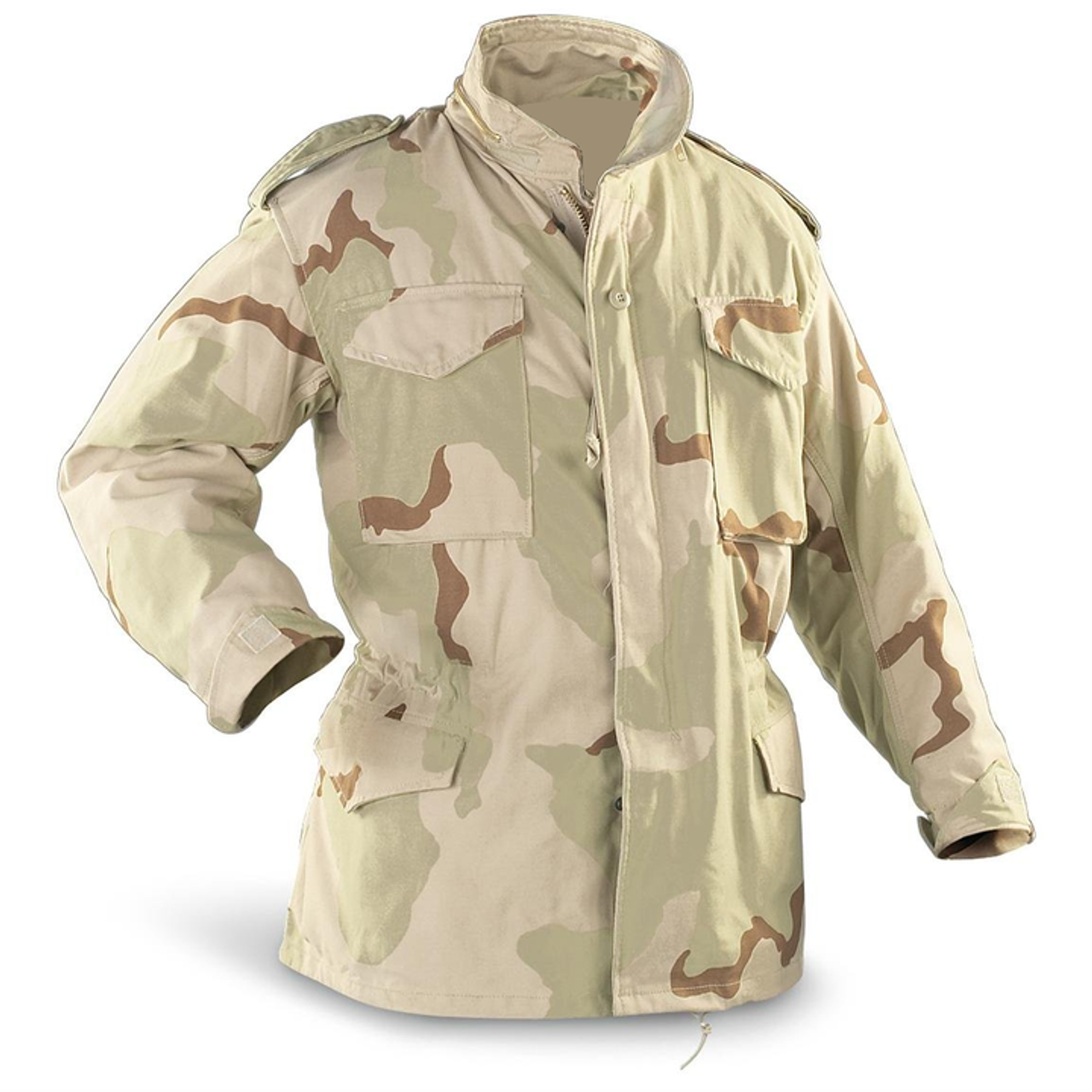 GI M-65 Field Jacket 3 Color Desert Camo Size Med Long 