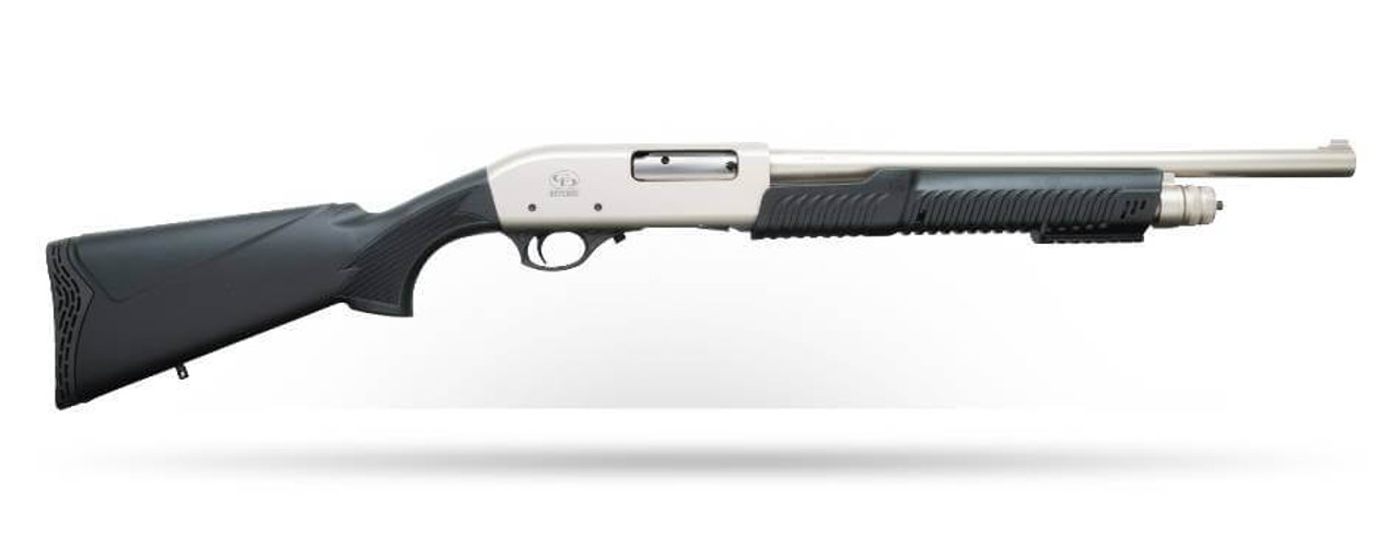 CHARLES DALY 301 TACTICAL PUMP SHOTGUN 12GA 18.5″ NICKEL F-CD-