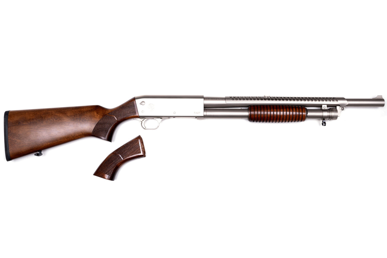 EGE ARMS PA37 12GA 3” 18.5” BRL, WALNUT / NICKEL