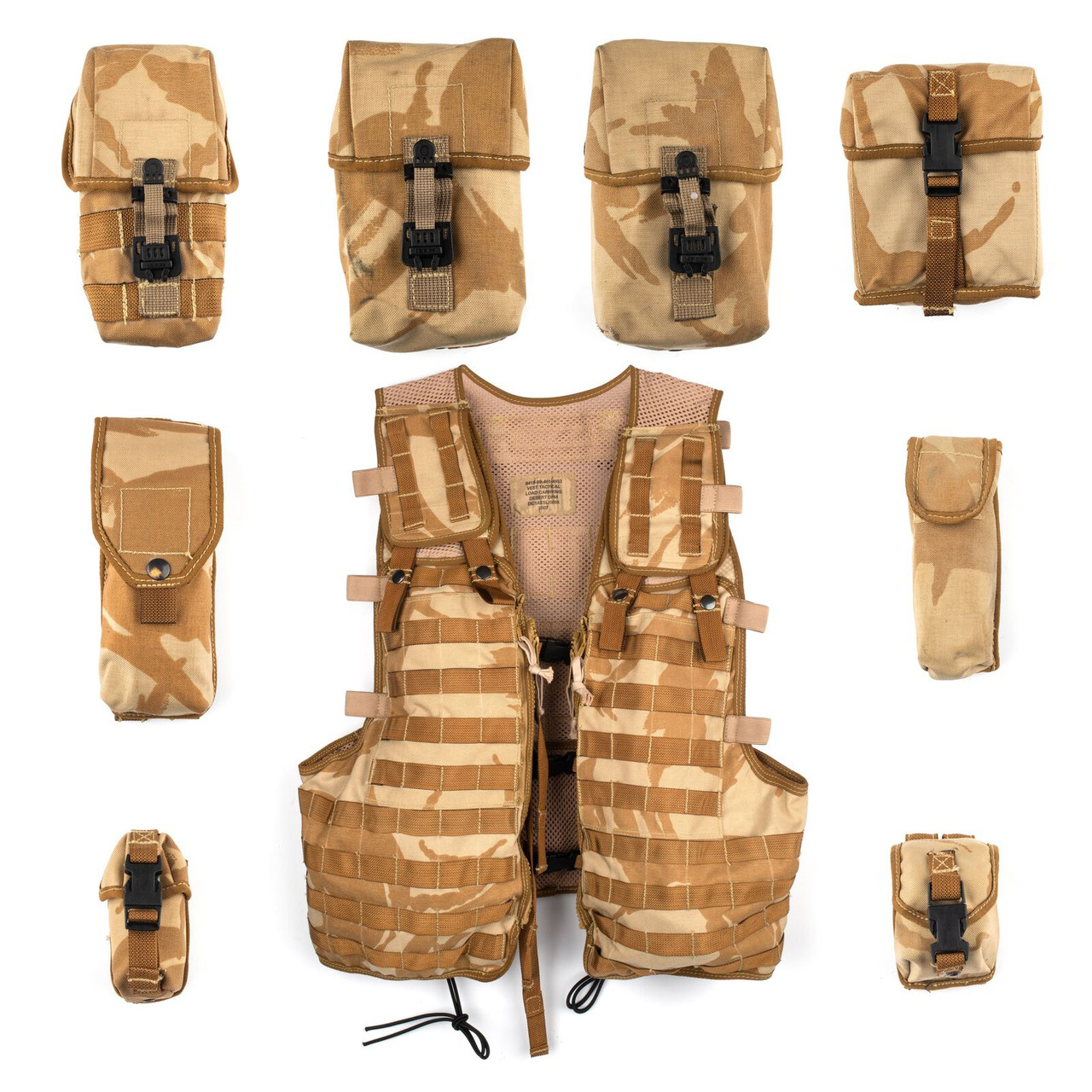 British Military Tactical Vest (one Size Adjustable) 