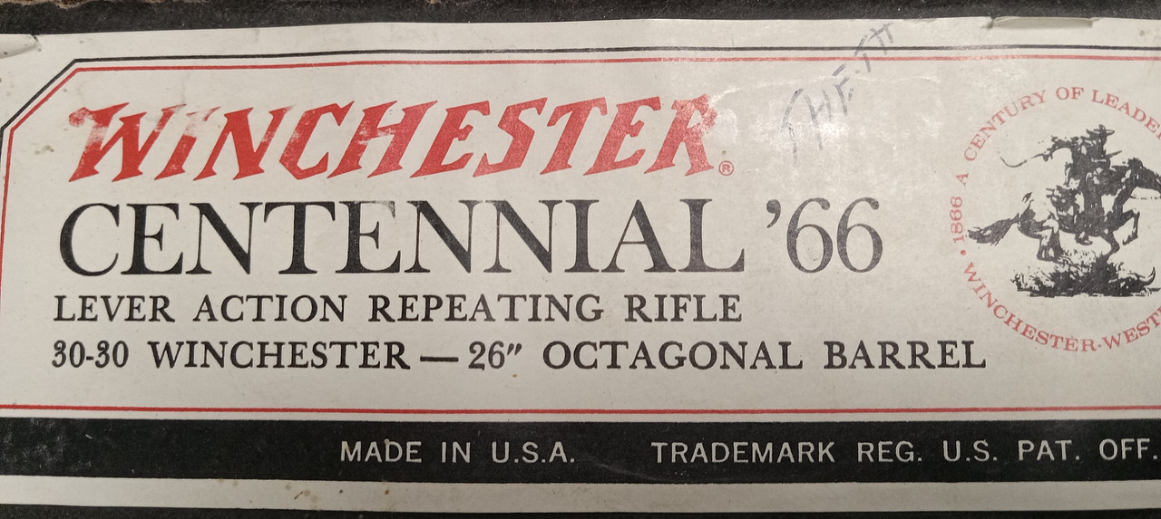 Winchester Model 66 Centennial 30-30,  26" Octagonal Barrel In Box 