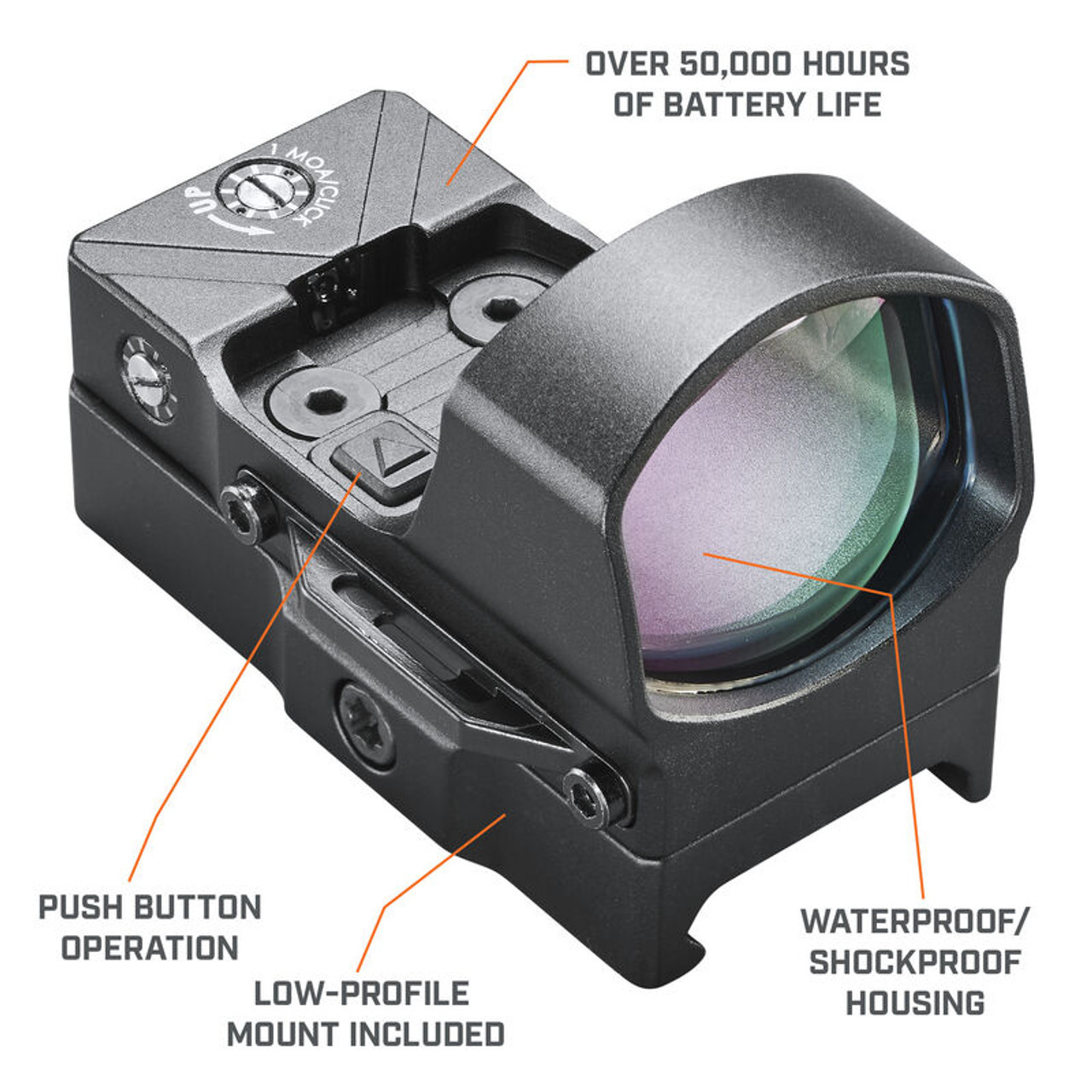 Bushnell AR Optics Red Dot, First Strike 2.0, 3 MOA, Reflex Sight [AR71XRS]