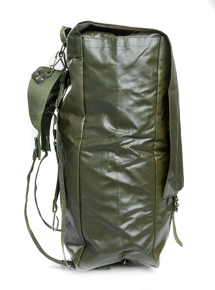 Authentic Czech Army M85 Backpack, Rubberized Vinyl With Shoulder