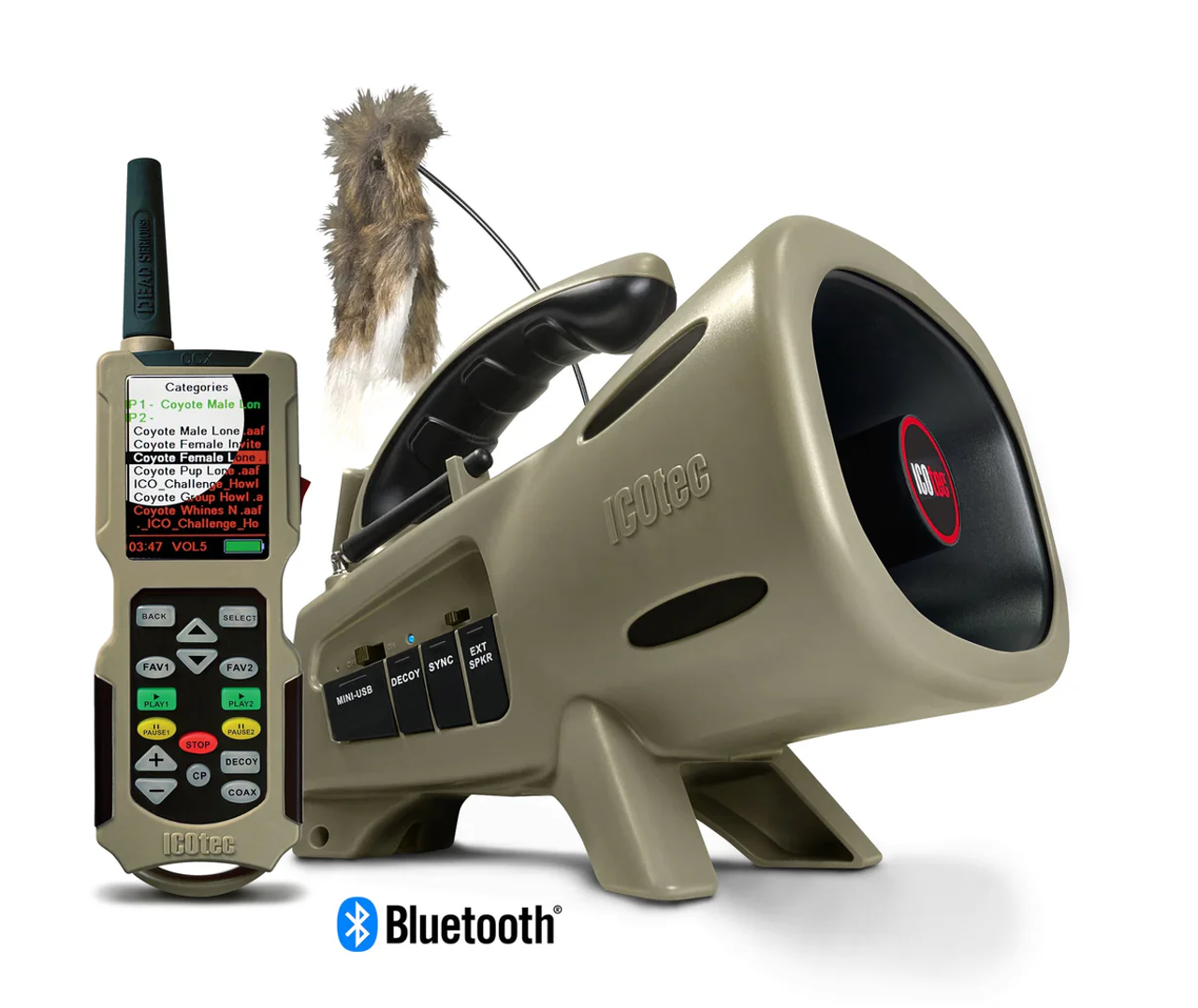 ICOtec Outlaw+ Programmable Predator Call/Decoy Combo