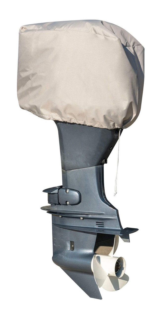 Invincible Marine Outboard Motor Cover, Grey, 50-115 HP