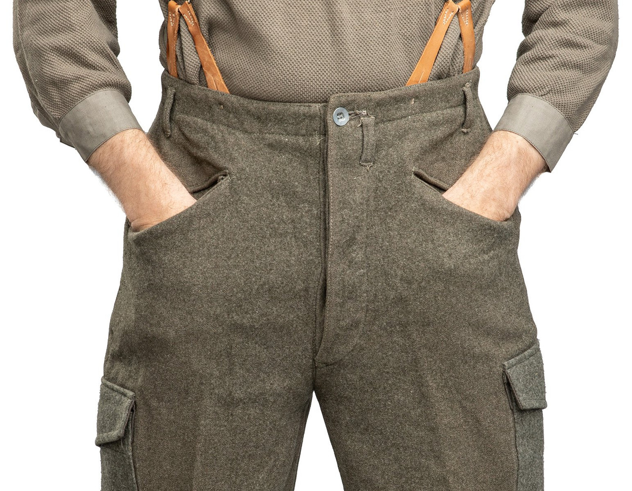 Unissued Swedish Surplus  M39 Wool Trousers. 1940s 