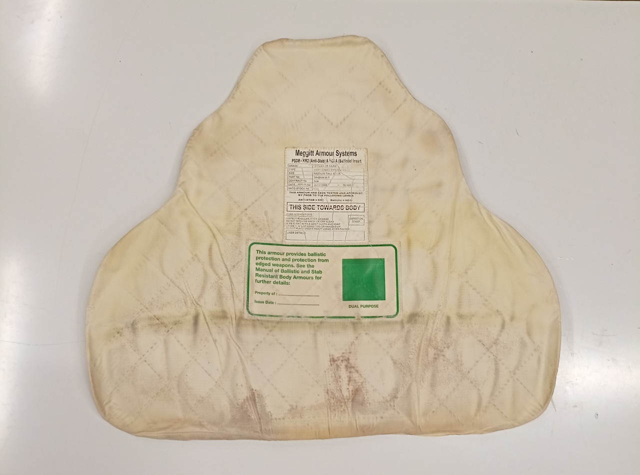 Kevlar Body Armour Inserts 18" x 17" 