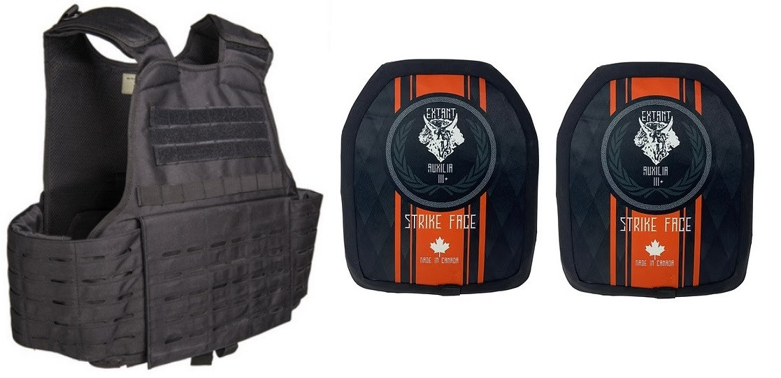 Miltec Carrier (Black) & Auxilia Ceramic 3+ Combo