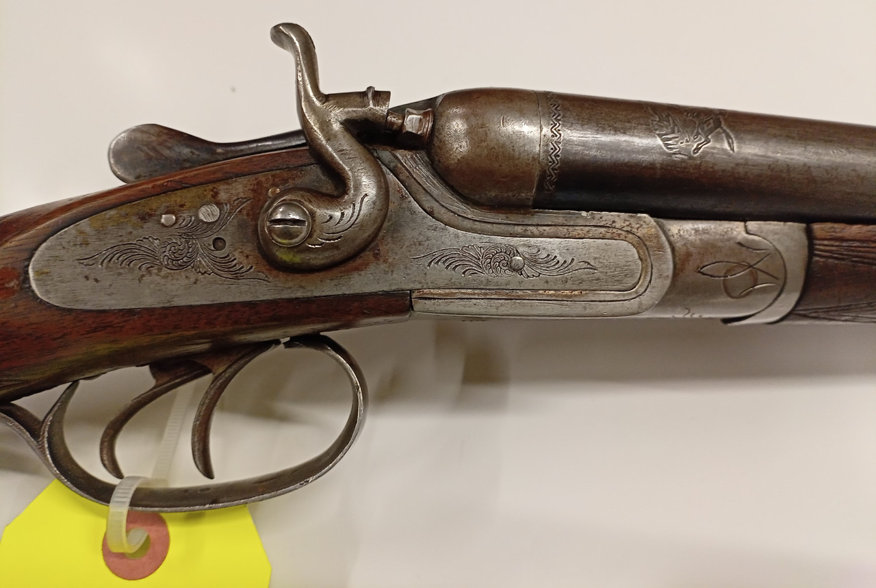 16G Coach Gun  SxS  19"  Barrels External Hammers  LC04
