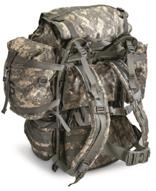 Surplus US Large Molle Field Pack w/ Frame and Straps. 