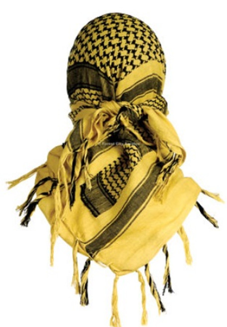 Military Shemaghs Head Scarf - Yellow