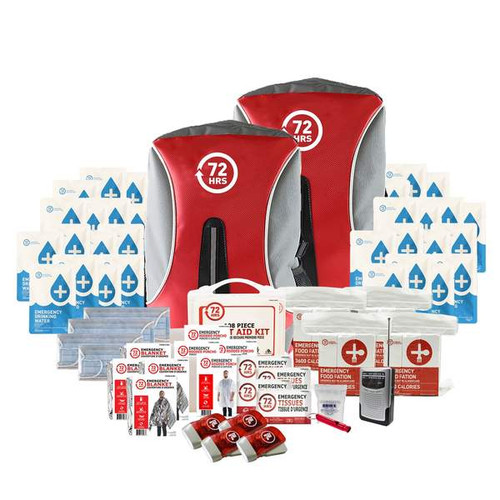 4 Person 72HRS Essential Backpack - Emergency Survival Kit