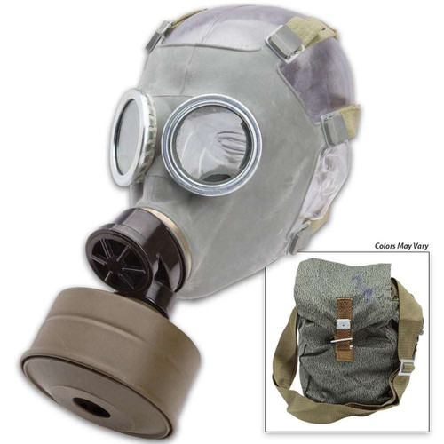 Polish Gas Mask W/ OD Green Bag - Frontier Outfitters