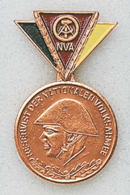 East German Bronze Bronze Reservist Medal