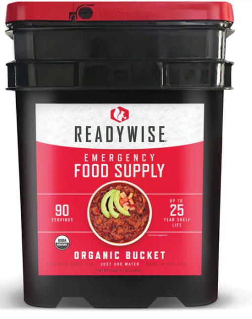 Readywise 90 Serving Organic Bucket