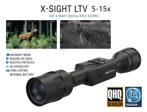 ATN 5-15x X-Sight LTV Day/Night Vision Riflescope