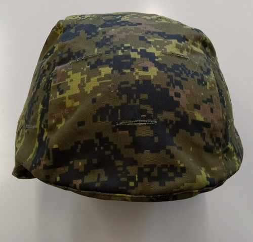 Canadian Forces Surplus Ballistic Kevlar Helmet, Green, With Covers 