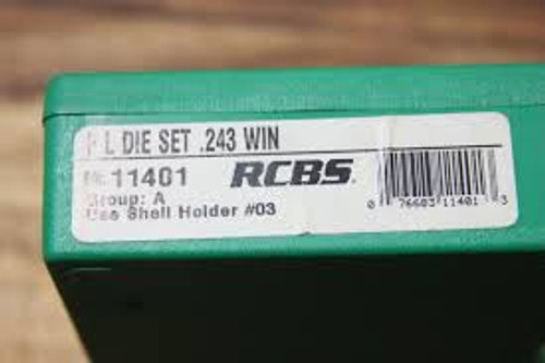 RCBS Reloading Dies 243 Winchester 