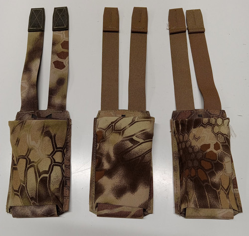 Three Single Mag Molle Pouches. 