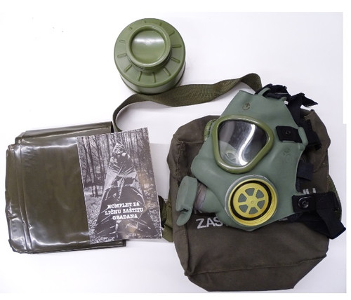 5 Pack - Yugo M1 Gas Mask Surplus