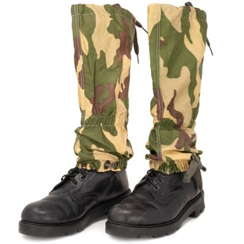 Italian Military Surplus Waterproof Ripstop Gaiters, (New)