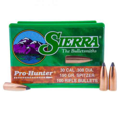 Sierra Pro-Hunter .308 150gr Spitzer, 100 Round Box