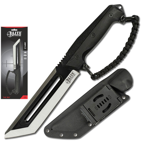 Elite Tactical - THE RIG - Fixed Blade Knife - ET-FIX004BK