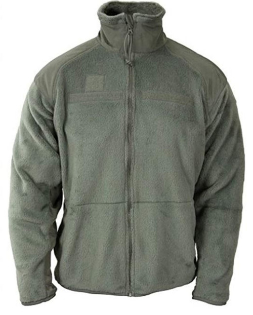 New US Military Issue GEN III Polartec Fleece Jacket XXL And Large  Foliage Green New Unissued