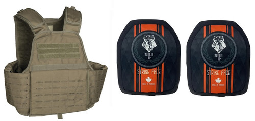 Miltec Carrier (OD Green) & Auxilia Ceramic 3+ Combo