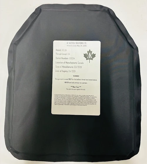 AI Tactical Velites Level 3A Soft Plate