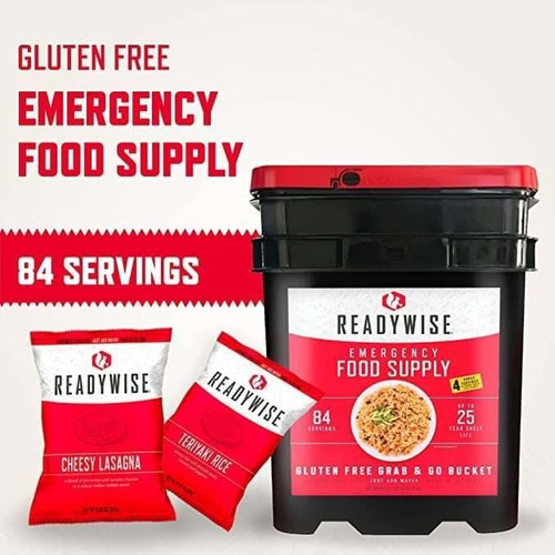 ReadyWise 84 Serving Gluten Free Bucket